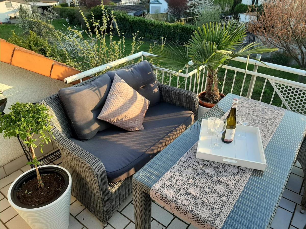 Auszeit Rheingauer Rosengasse Appartement Johannisberg Buitenkant foto